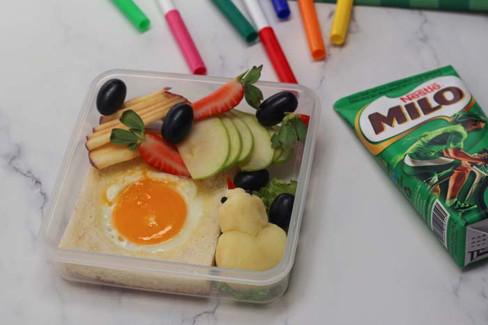 Egg bread lunchbox recipe for kids