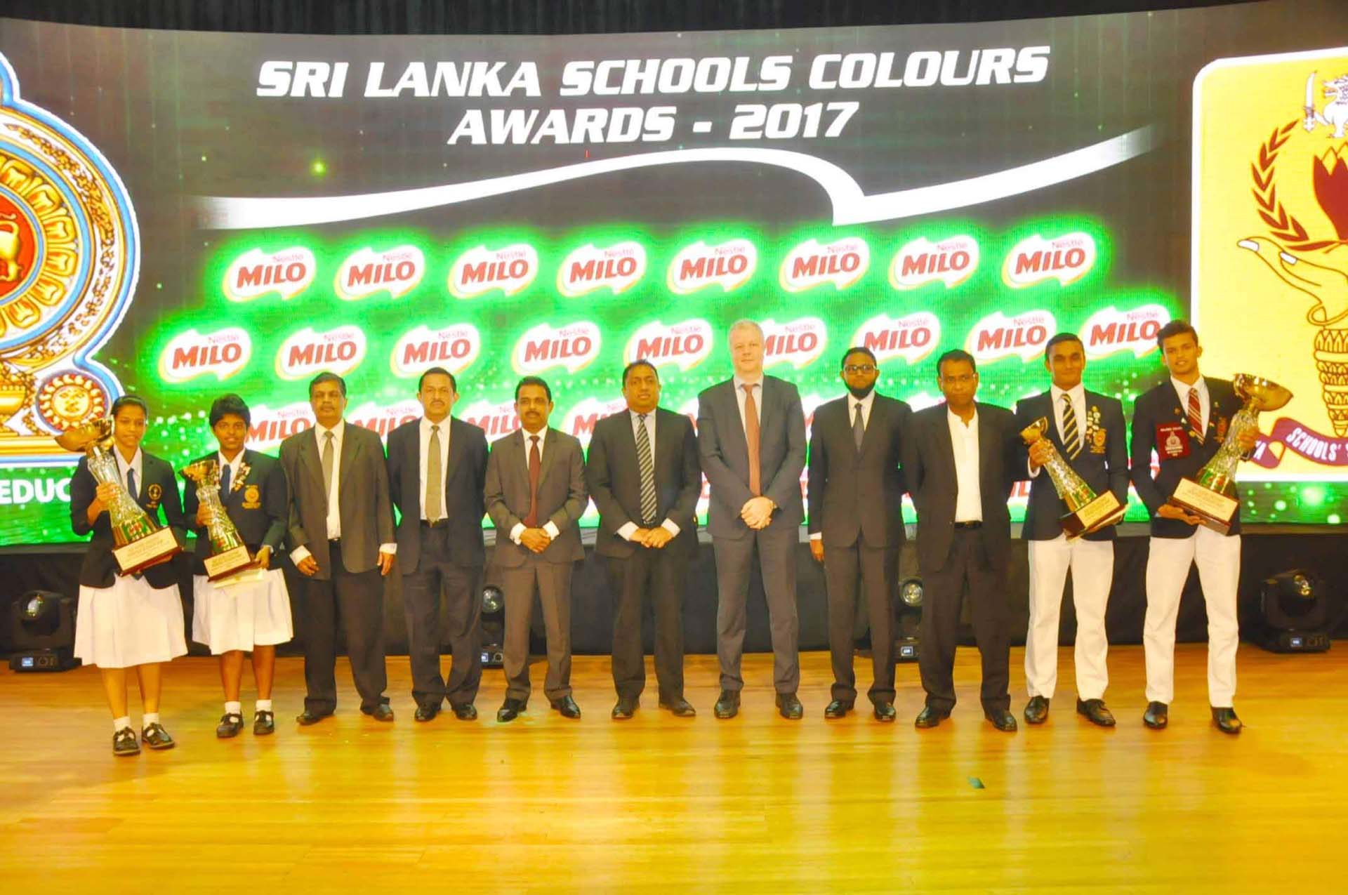 school Colours Awards 2017 winners